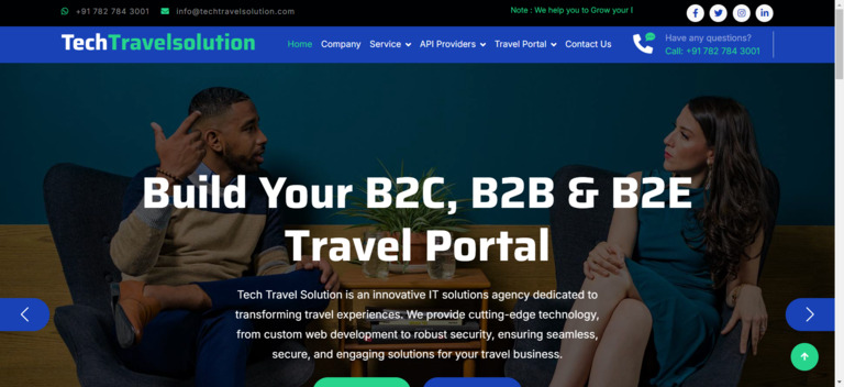 Tech Travel Solution Logo