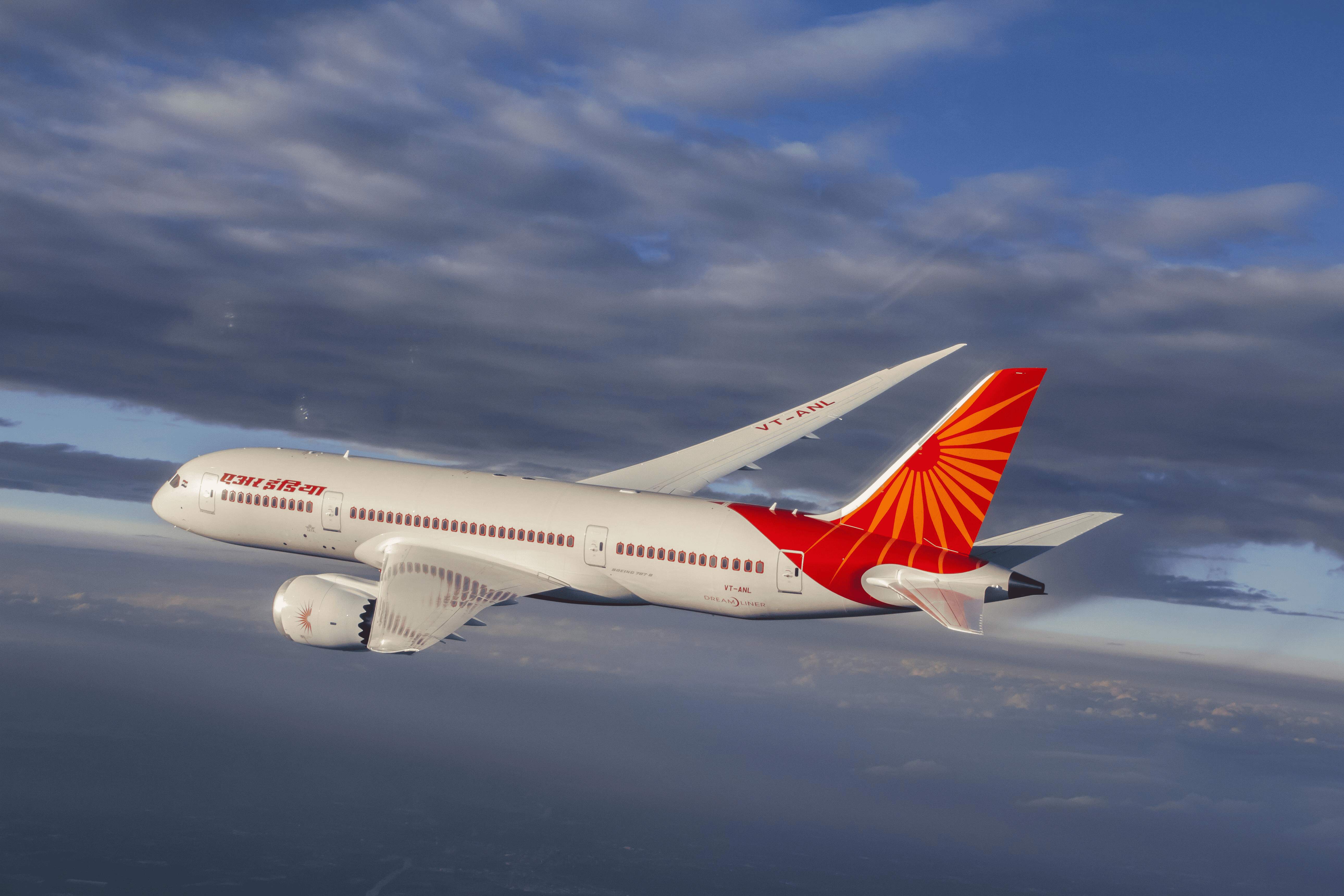 Air India airline aircraft on runway