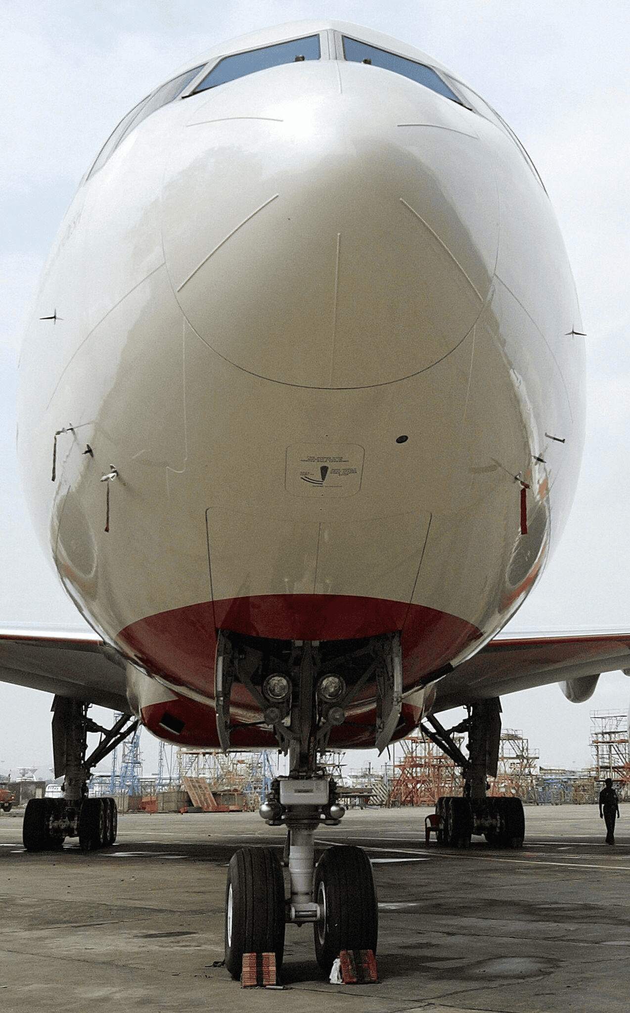 Air India airplane side view